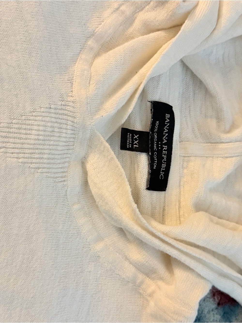 Banana Republic Cream cotton hoodie
